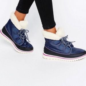 NWT Sorel Women’s Cozy Carnival NL2297-478 Blue Snow Boots Size 10